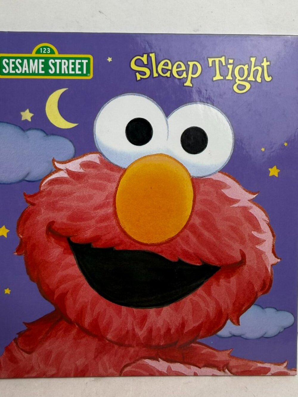 Sesame Street Sleep Tight Elmo Board Book Dalmatian Press Faux Fur Spine Bedtime